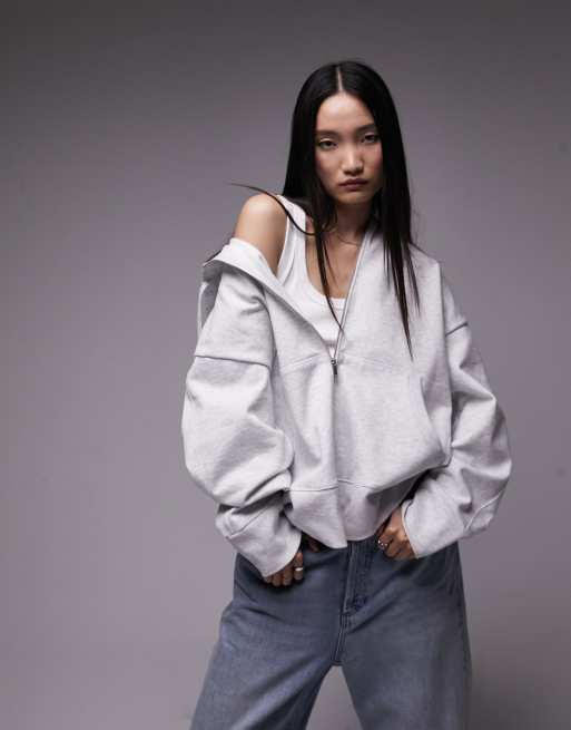Body Topshop Velours Gris Argenté - Taille 10 - édition Limitée - Neuf Sans étiquettes