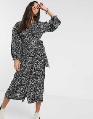 topshop puff sleeve dress