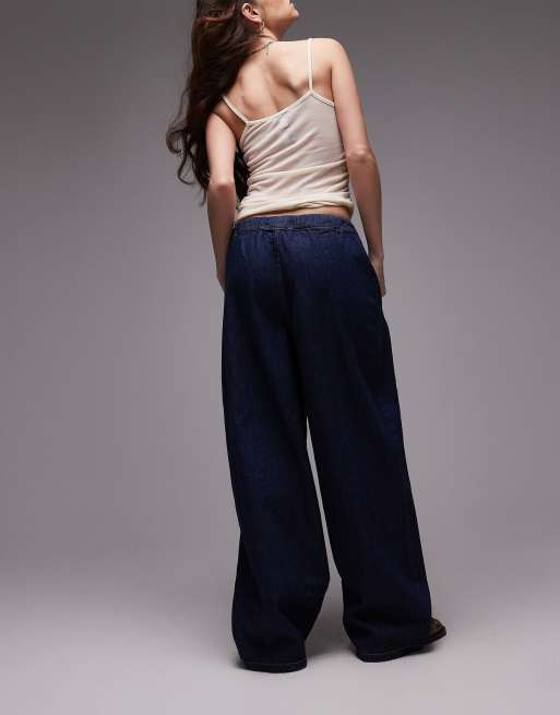 Topshop pull on jean in rinse indigo, 2 of 5