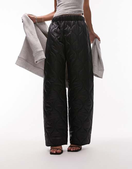 Quilted Pants - Black - Ladies