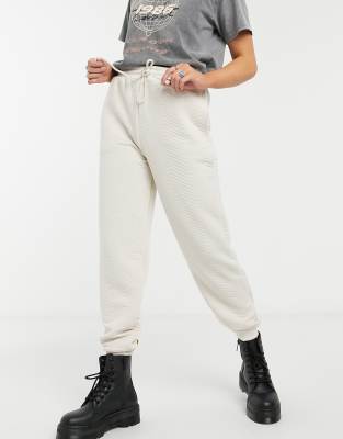 quilted sweatpants
