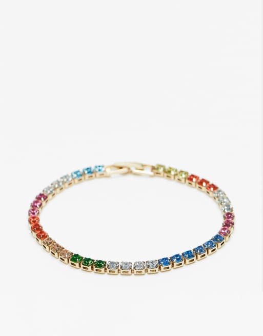 Multicolor deals crystal bracelet