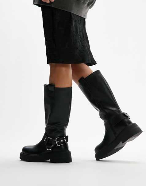 Asos womens hot sale biker boots