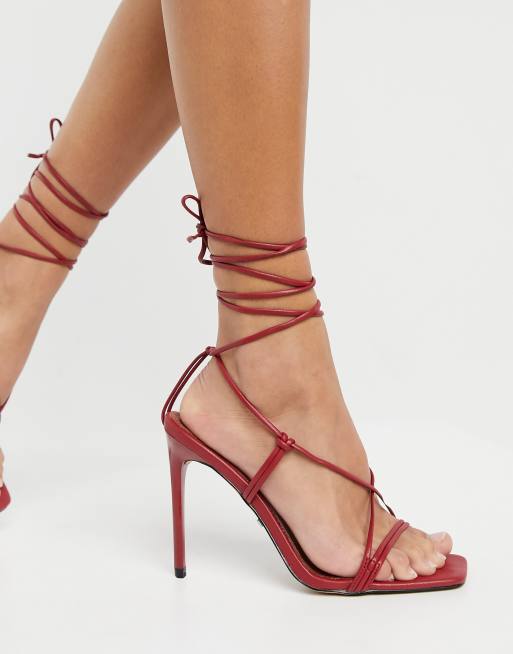 Topshop red hot sale heels