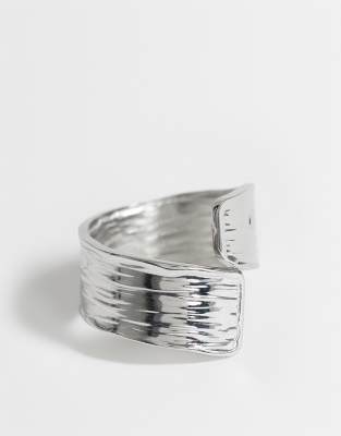 Rebecca - Bague martelée résistante à l'eau - Argenté XS