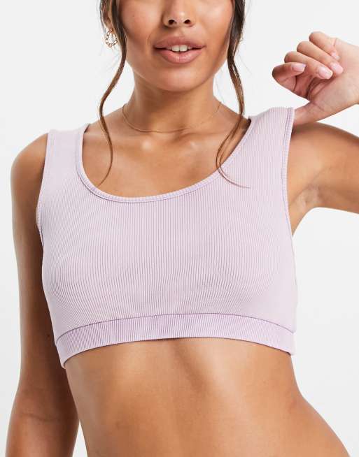 Topshop - Coordinato a coste lavaggio acido lilla, 3 di 3