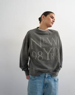 Relaxed New York graphic sweatshirt