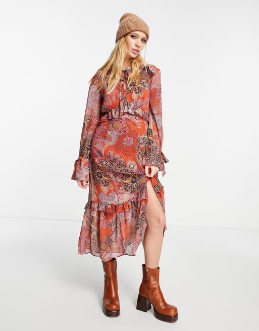 Boho dresses hot sale asos