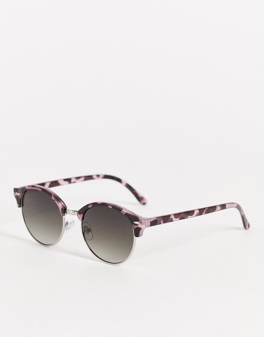 Topshop - Retro zonnebril in roze
