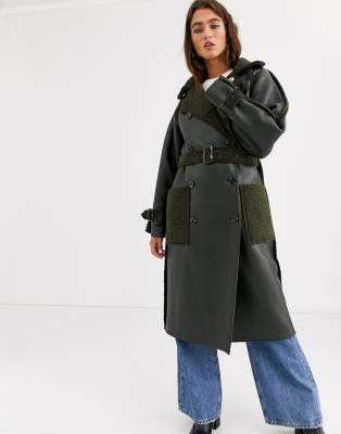 topshop reversible coat