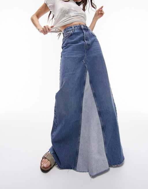 Maxi top hot sale on jeans