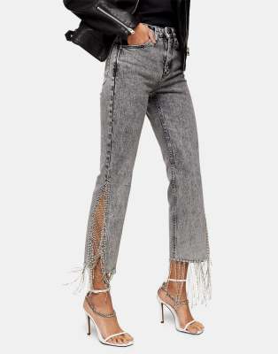 topshop sparkle jeans