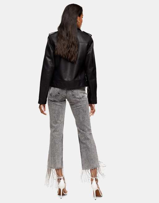 Topshop rhinestone hot sale jeans