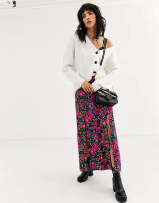 topshop oatmeal cardigan