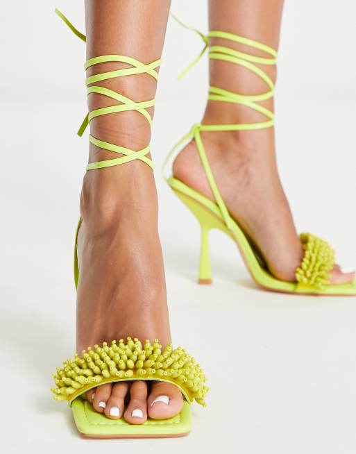 Topshop best sale yellow sandals