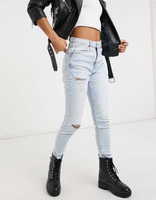 topshop jamie distressed jeans