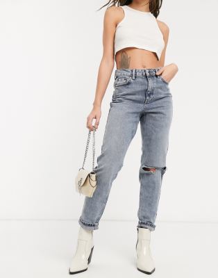 grey mum jeans
