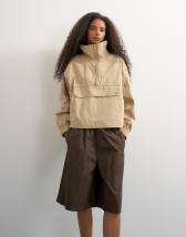 Topshop ripstop toggle short in brown