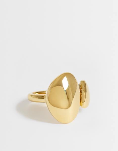 Topshop - Rita - Anello in acciaio inossidabile impermeabile dorato - view 1