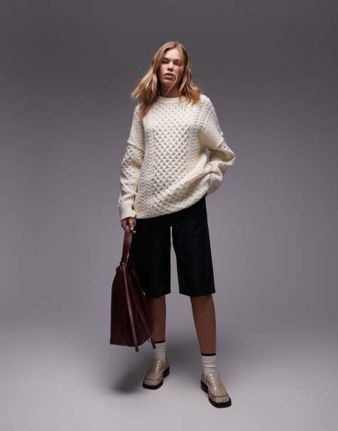 Topshop - Robe courte en maille torsadée - view 1
