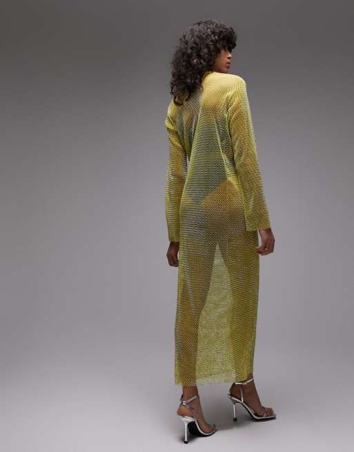 Zara robe clearance longue jaune