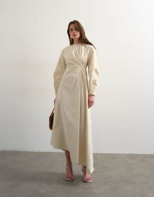 parrucca donna semi lunga castano medio mechato rosso tiziano AXELLE 33H130