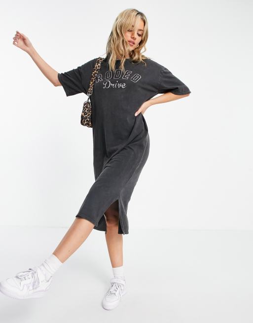 Topshop oversized best sale t shirt dress