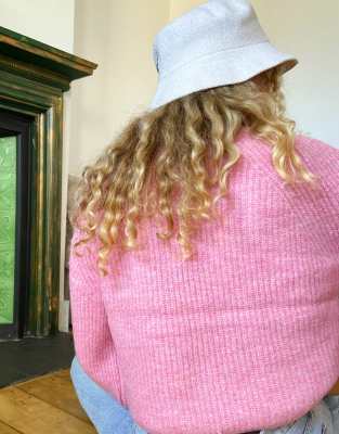 light pink roll neck jumper