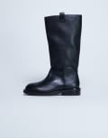 [Topshop] Topshop Rory real leather riding boots in black 42 BLACK