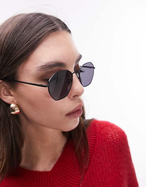 Topshop store hexagon sunglasses