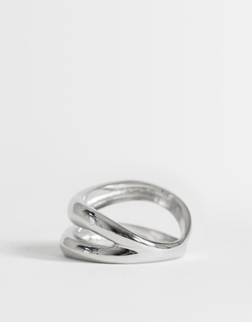 Topshop - Rosia - Sølvfarvet ring i vandfast rustfrit stål, 3 af 3