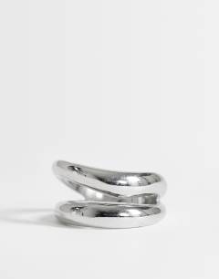 Rosie waterproof stainless steel ring in silver