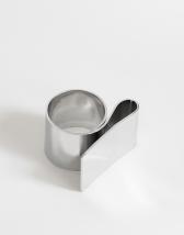 Topshop Rowan waterproof ring in stainless silver