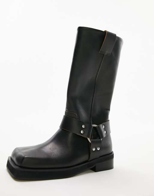 Topshop america biker hot sale boots