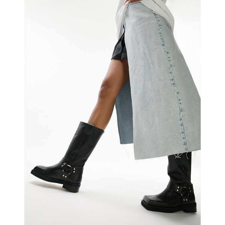 Topshop avenue shop biker boots