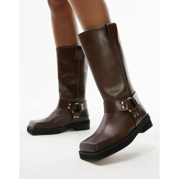 Topshop ants biker boots sale