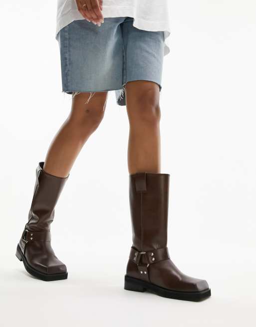 Topshop america sale biker boots