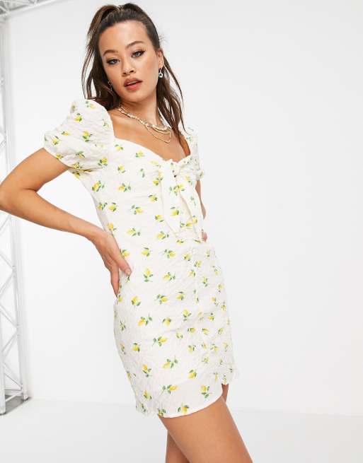 Lemon on sale dress topshop