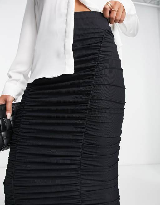 Ruched jersey outlet skirt uk