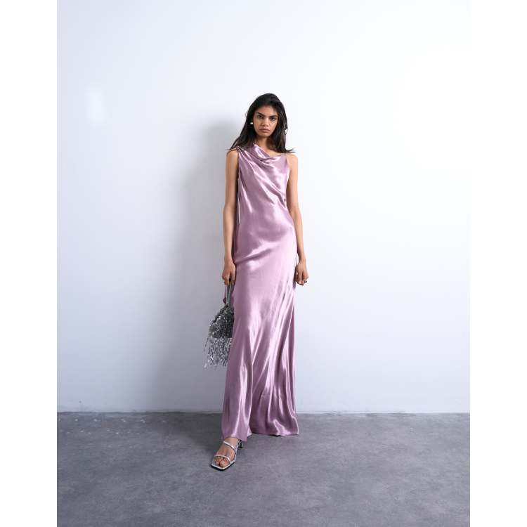 open lace back dress Taleah Lilac Cut Out Maxi Dress - US 16