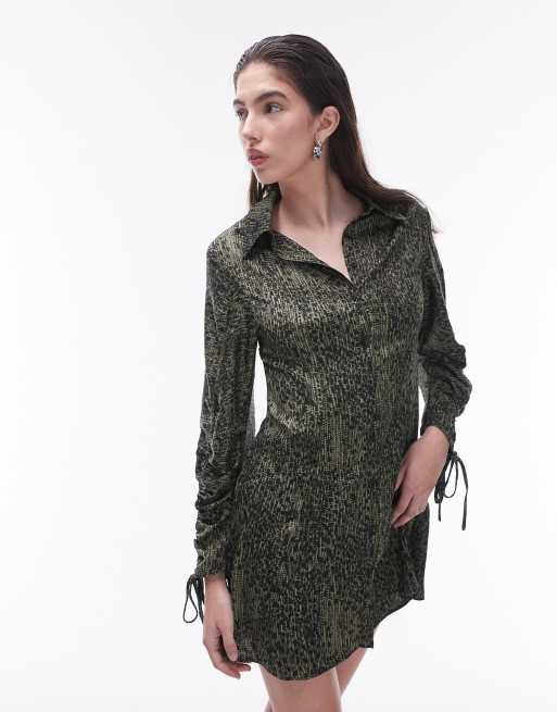 Snakeskin shirt 2025 dress topshop