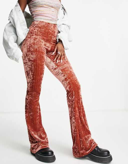 Topshop store velvet pants