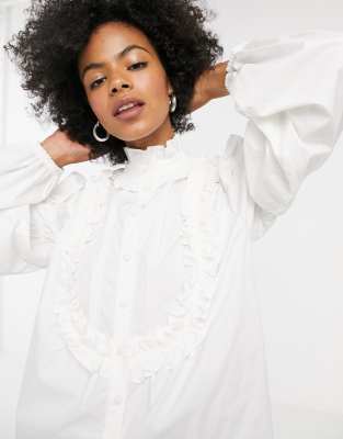 Topshop store ruffle blouse