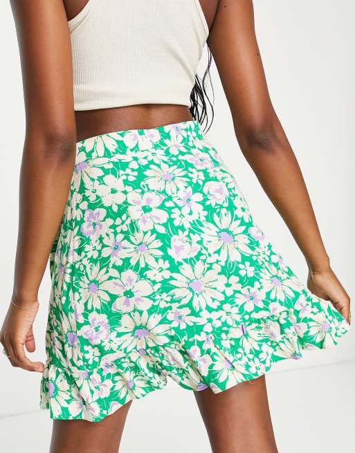 Ruffle wrap shop skirt forever 21