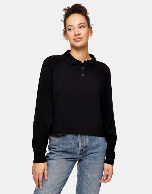 Topshop on sale black sweatshirt