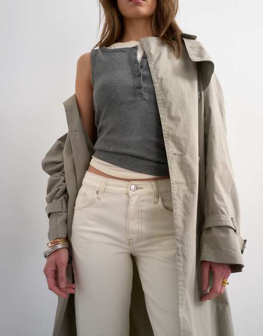 Topshop – Runway – Benvita, raka jeans med medelhög midja, 2 av 7