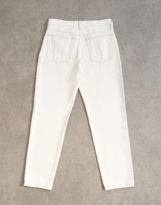 Topshop – Runway – Benvita, raka jeans med medelhög midja, 7 av 7