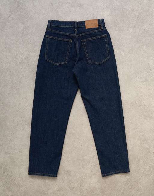 Topshop Runway mid rise cropped jean in indigo rinse, 7 of 7