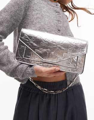 topshop silver bag