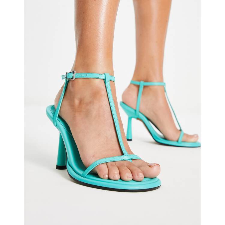 Turquoise leather 2024 sandals